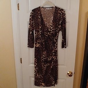 Leopard Wrap Dress